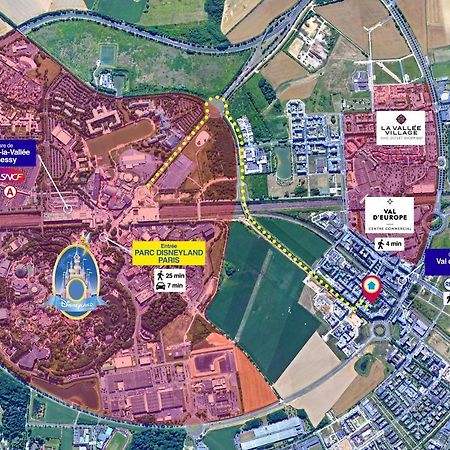 *Disneyland/Chessy* Appartement Idealement Situe 쉐시 외부 사진