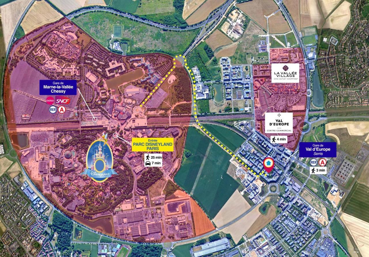 *Disneyland/Chessy* Appartement Idealement Situe 쉐시 외부 사진